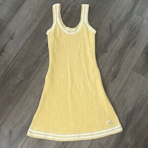 Alo Yoga Tennis Club Sweater Knit Dress in Warm Butter - worn once!